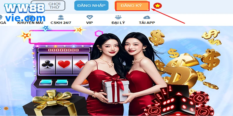 Đăng ký tài khoản WW88 để tham gia trải nghiệm cá cược trực tuyến đẳng cấp