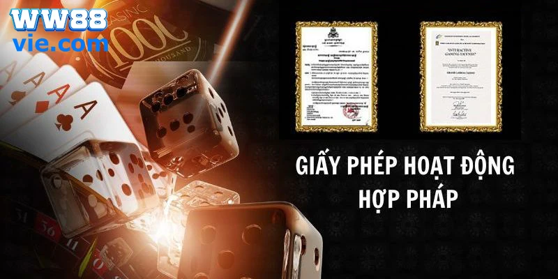 Vai trò của giấy phép hoạt động của nhà cái là bảo vệ quyền lợi người chơi